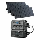 Bild 1 von BLUETTI Stromerzeuger »AC300+B300 Solar Stromerzeuger mit 3*PV350 Solarpanels«, 3,00 in kW, (4 USB-Ausgang, 1-tlg., 3072Wh LiFePO4 Batterie-Backup), 6 3000W AC Ausgängen