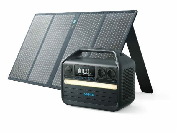 Bild 1 von Anker Stromerzeuger »555 Powerstation mit 1 * 100W Solarpanel«, (1-tlg), 1024Wh LiFePO4 Batterien, 1000W tragbare Solargenerator