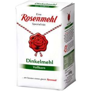 Rosenmehl Dinkelmehl Vollkorn 1kg
