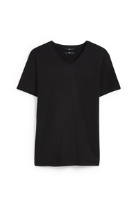 C&A T-Shirt-Flex-Bio-Baumwolle-LYCRA®, Schwarz, Größe: S