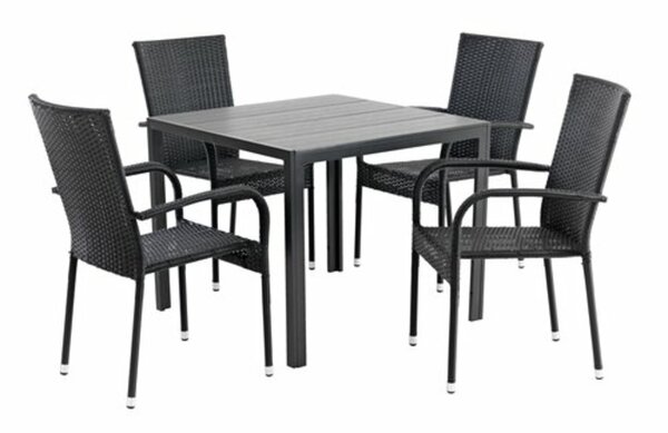 Bild 2 von Gartentisch MADERUP 90x90 schwarz