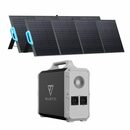 Bild 1 von BLUETTI Stromerzeuger »BLUETTI EB150 BLACK Solar Stromerzeuger mit 2 PV200 200W Solar panels«, 1,00 in kW, (packung, 3-tlg), LCD DIAPLAY