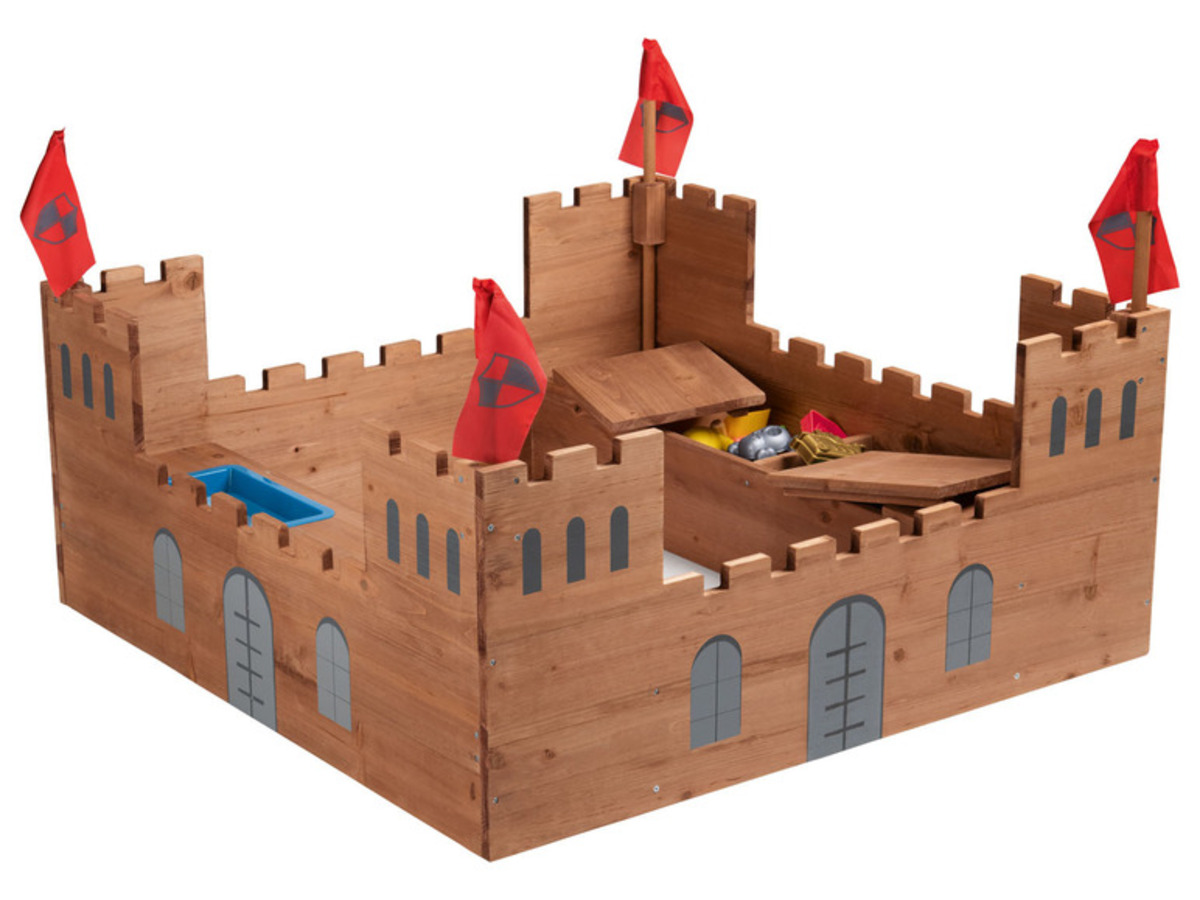 Bild 2 von Playtive Sandkasten Ritterburg, ideal für das Spiel mit Sand und Wasser