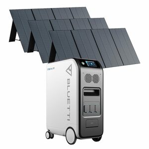 BLUETTI Stromerzeuger »BLUETTI Stromerzeuger EP500PRO+ 3 PV350 solarpanel für Hausgebrauch«, 3,00 in kW, (Packung, 1-tlg., USV Notstromversorgung, für Hausgebrauch, Stromausfall), inkl.230V