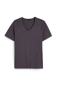 C&A T-Shirt-mit In-Conversion Baumwolle, Grau, Größe: XS