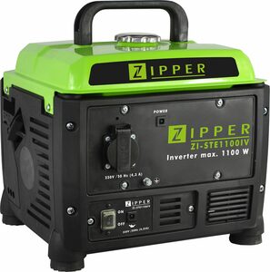 ZIPPER Stromerzeuger, 1,1 in kW, mit einfacher Bedienung