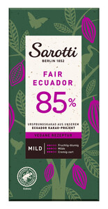 Sarotti Fair Ecuador 85% 100G