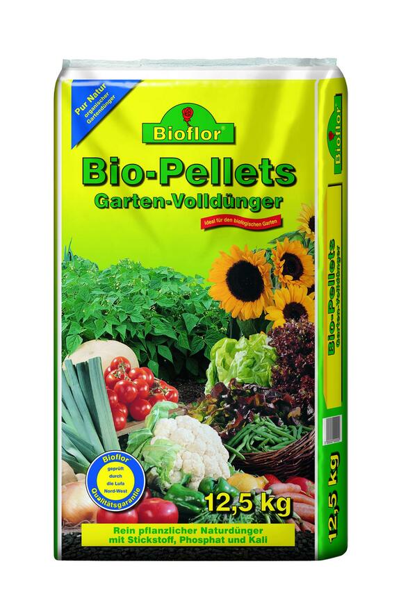 Bild 1 von Bioflor Bio-Gartendünger Pellets 12,5 kg