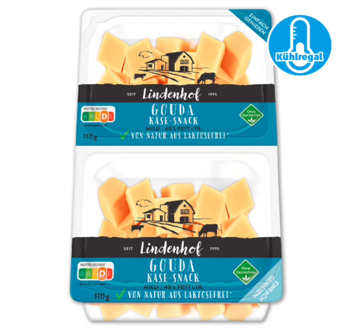 Bild 1 von LINDENHOF Käse-Snack Würfel