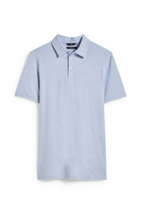 C&A Poloshirt-Flex-Bio-Baumwolle, Blau, Größe: S
