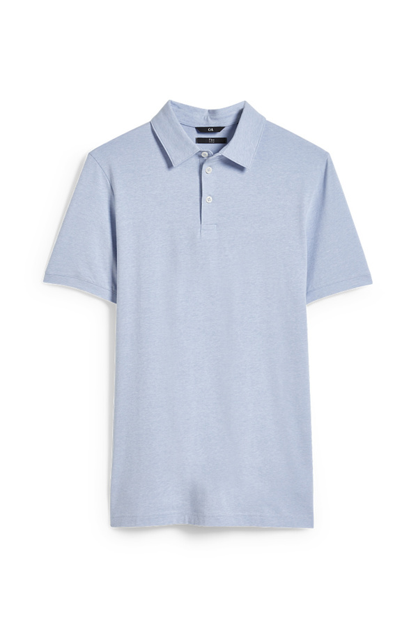 Bild 1 von C&A Poloshirt-Flex-Bio-Baumwolle, Blau, Größe: S