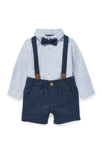 C&A Baby-Outfit-3 teilig, Blau, Größe: 68