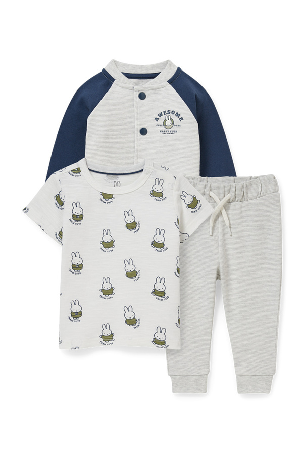 Bild 1 von C&A Miffy-Baby-Outfit-3 teilig, Blau, Größe: 68