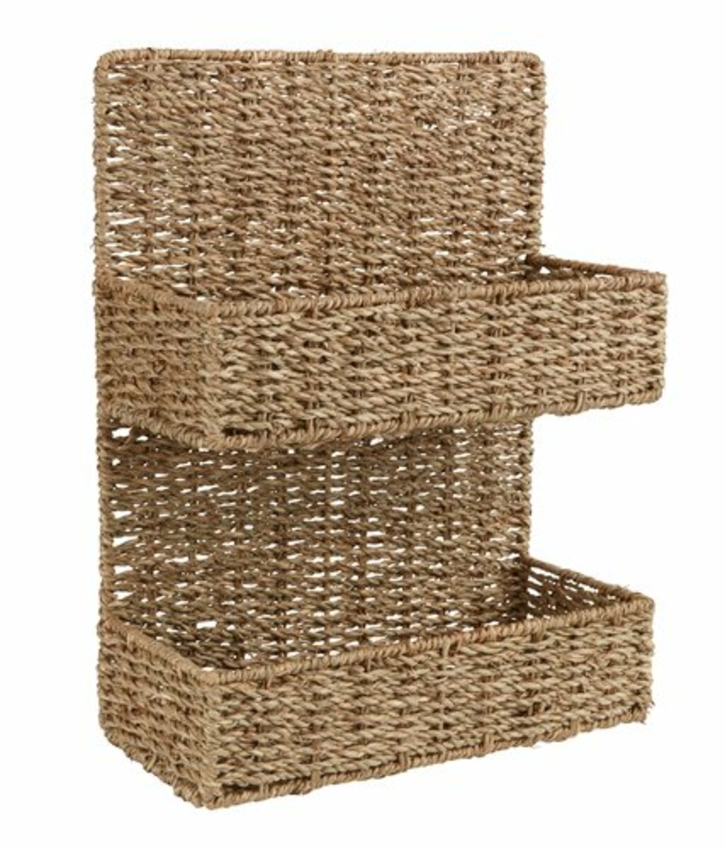 Bild 1 von Wandregal LAU B28xH36xT12cm m/2 Körben