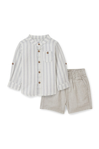 C&A Baby-Outfit-2 teilig, Weiß, Größe: 68