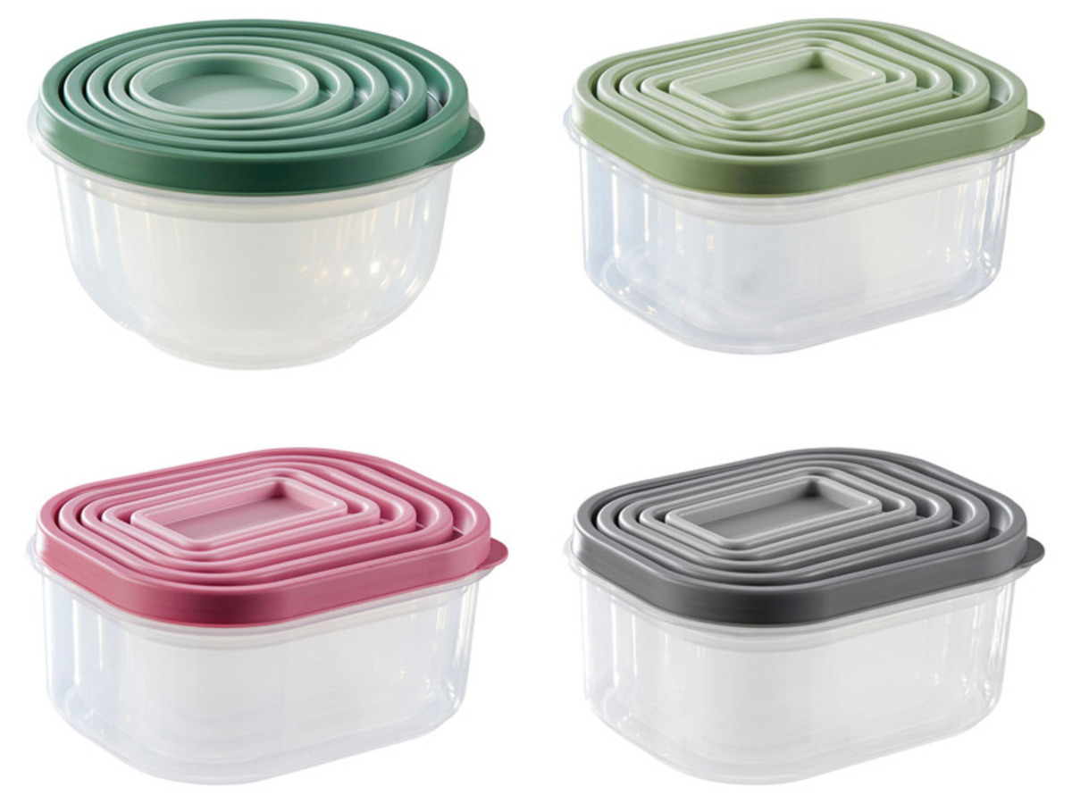 Bild 1 von ERNESTO Frischhaltedosen-Set, 5 Stück, mit Deckel