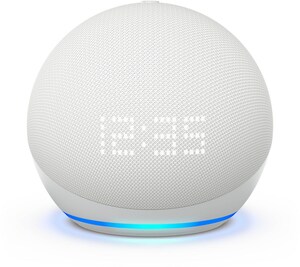 Echo Dot (5.Gen.) mit Uhr Streaming-Lautsprecher weiß