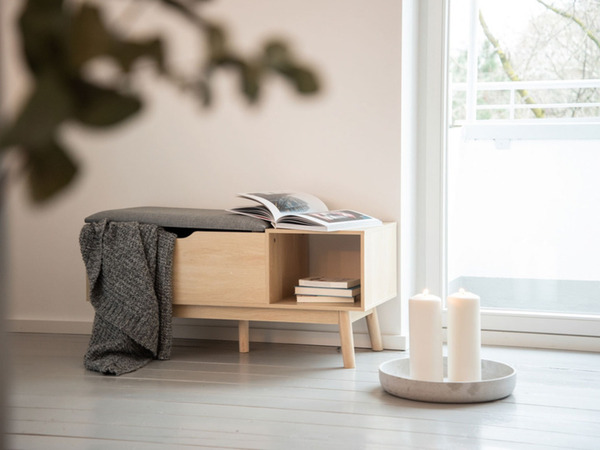 Bild 3 von Wenko Schuh- und Sitzbank mit Sitzpolster und Staufach