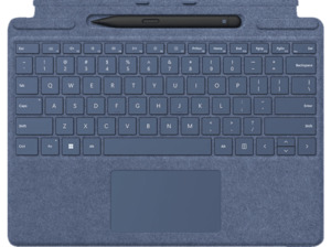 MICROSOFT Surface Pro Signature Keyboard mit Slim Pen 2 Tastatur Saphirblau
