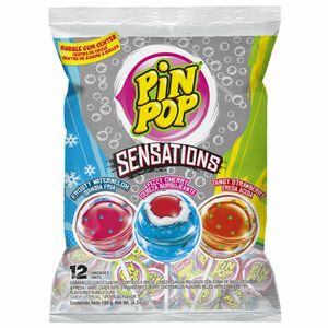 Pin Pop Lollies Sensations mit Bubble Gum Center