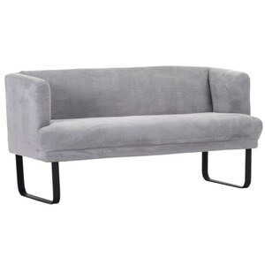 Sofa 2-Sitzer STEPHANO grau