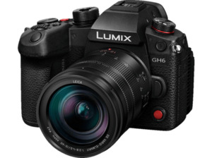 PANASONIC LUMIX DC-GH6L Kit Systemkamera mit Objektiv 12-60 mm , 7,5 cm Display Touchscreen, WLAN