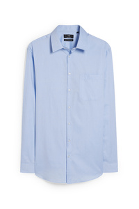 C&A Businesshemd-Regular Fit-Kent-bügelleicht, Blau, Größe: 3XL