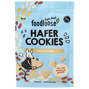 foodloose COOL KIDS BIO Hafer Kekse Mandel & Vanille