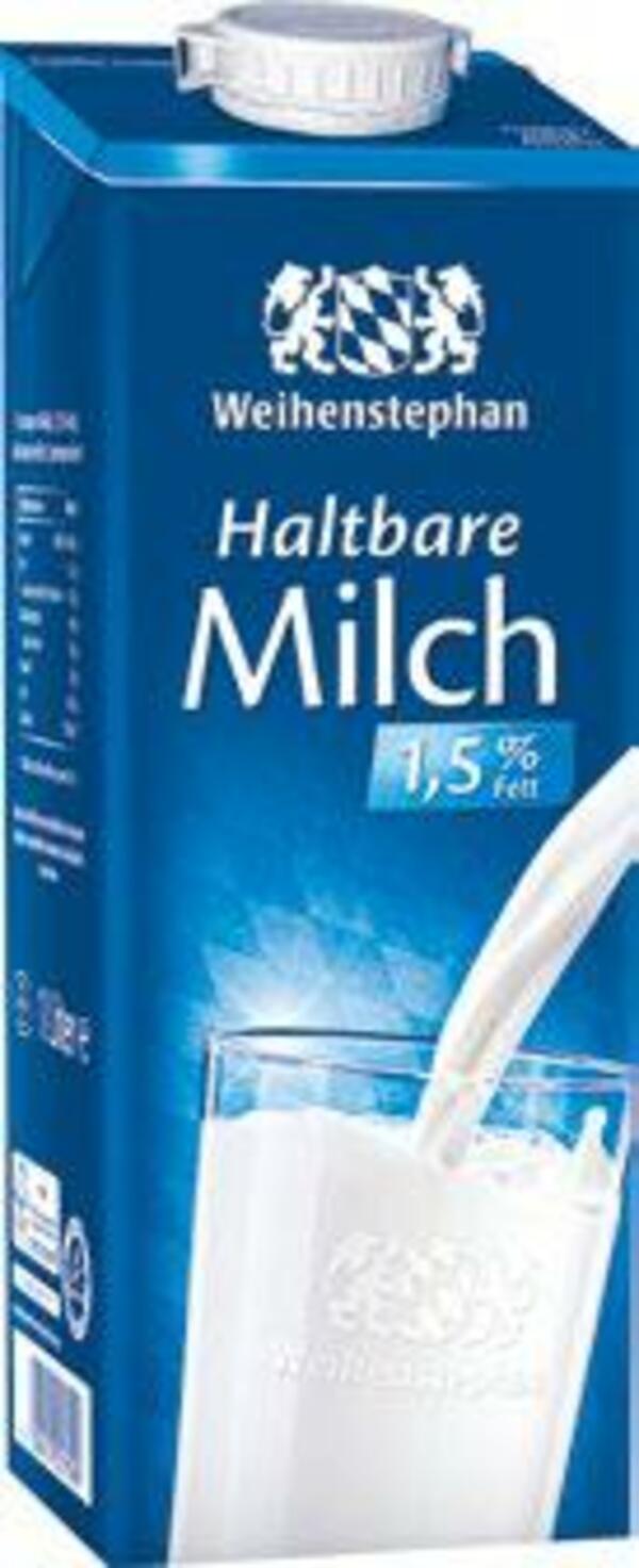 Bild 1 von Weihenstephan Haltbare Milch 1,5 % Fett