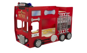 Autobett  Feuerwehr rot Maße (cm): B: 116 H: 146 T: 207 Babyzimmer & Kinderzimmer