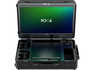 POGA Pro Black - PS4 Slim Inlay Gamingkoffer, Schwarz