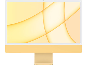 APPLE iMac Z12S CTO 2021, All-in-One PC mit 24 Zoll Display, Apple M-Series Prozessor, 8 GB RAM, 256 SSD, M1 Chip, Gelb