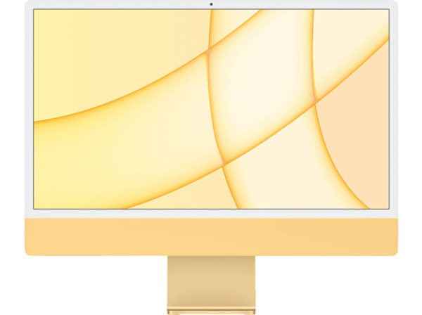 Bild 1 von APPLE iMac Z12S CTO 2021, All-in-One PC mit 24 Zoll Display, Apple M-Series Prozessor, 8 GB RAM, 256 SSD, M1 Chip, Gelb