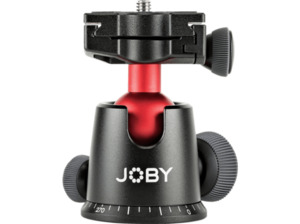JOBY BallHead 5K Kugelkopf, Schwarz/Rot, Höhe offen bis 85 mm