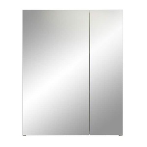 Spiegelschrank RIVA 60 x 75 cm weiß - Tiefe 16 cm - 2 Drehtüren