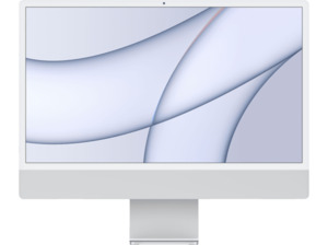 APPLE iMac 2021 MGTF3D/A CTO, All-in-One PC mit 23,5 Zoll Display, Apple M-Series Prozessor, 16 GB RAM, 512 SSD, M1 Chip, Silber