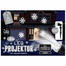 Bild 1 von LED Projektor mit Weihnachtsmotiv Schneeflocke kaltweiß