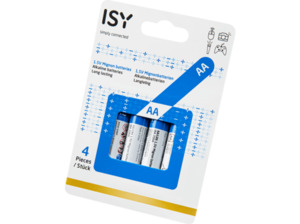 ISY IBA-2004 AA Batterie, 1.5 Volt 4 Stück