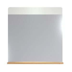Spiegel CIARA 60 x 62 cm Artisan Eiche/ weiß - Tiefe 10 cm - inklusive Ablage