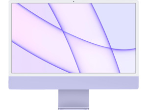 APPLE iMac Z130 CTO 2021, All-in-One PC mit 24 Zoll Display, Apple M-Series Prozessor, 16 GB RAM, 256 SSD, M1 Chip, Violett