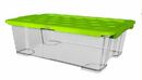 Bild 1 von Rotho Box mit Deckel EVO SAFE
, 
30 l, transparent/ grün