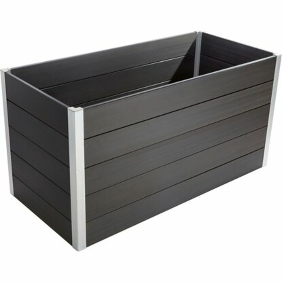 Bild 2 von WPC Hochbeet Grau 75 cm x 150 cm 70 cm