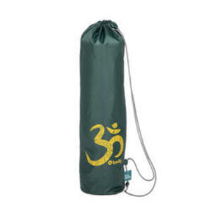 Easy Bag Yogamattentasche aus Polyester mit OM Print DUNKELGR&Uuml;N