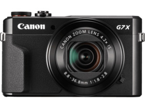 CANON PowerShot G7 X Mark II Digitalkamera Schwarz, 20.1 Megapixel, 4.2fach opt. Zoom, Touchscreen-LCD (TFT), WLAN
