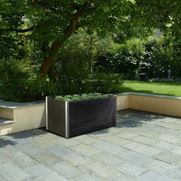 Bild 3 von WPC Hochbeet Grau 75 cm x 150 cm 70 cm