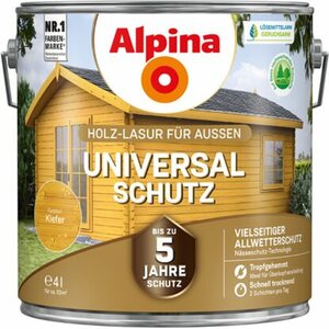 Alpina Universal-Schutz für Holz Kiefer seidenmatt 4 l