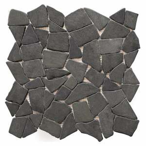 Bricosol - Mosaikfliesen - 1 Pack: 1 m² - Marmor - Grau - moli - Grau