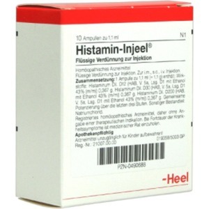 Histamin Injeel Ampullen 10  St