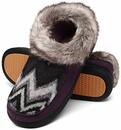 Bild 1 von Mishansha Winter Hausschuhe Damen Memory Foam Plüsch Pantoffeln Frauen Kuschelige Baumwollhausschuhe rutschfest Slippers Violett Gr.42