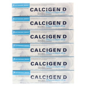Calcigen D 600 mg/400 I.E. Brausetabletten 120  St